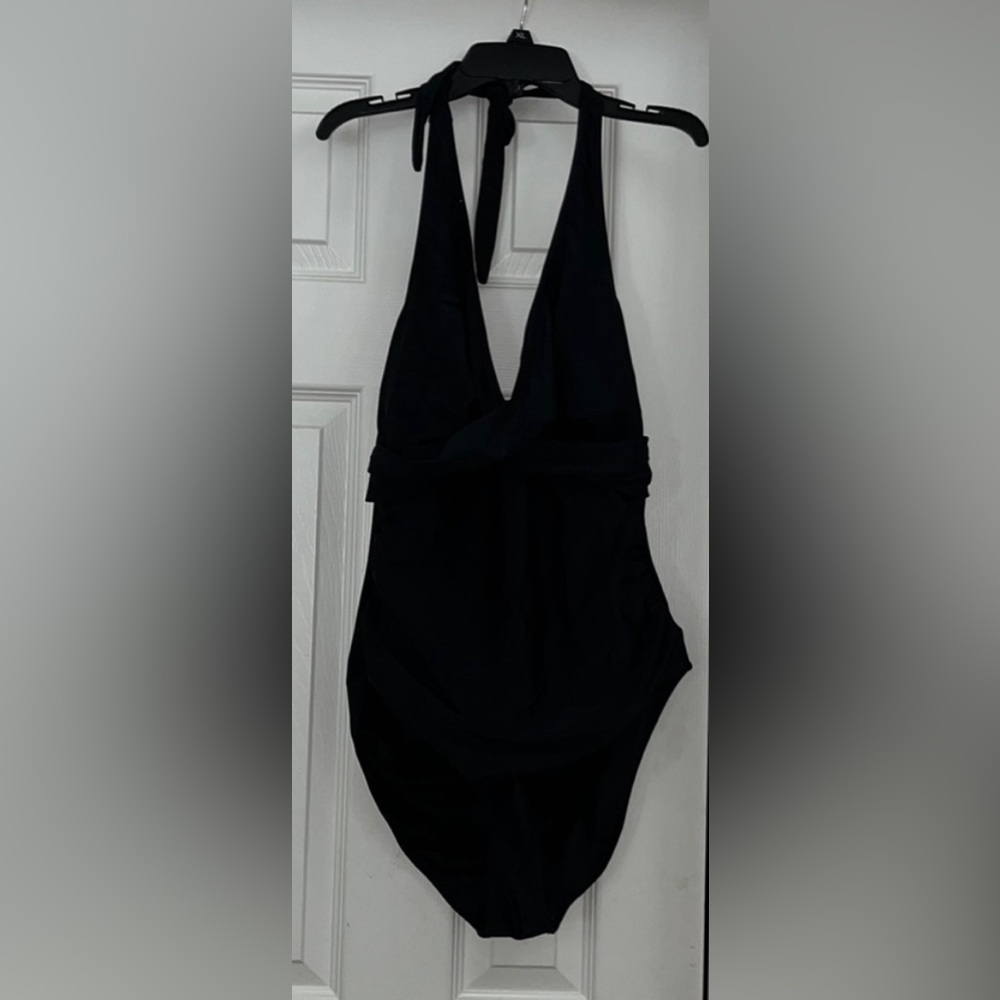 Black one piece swimsuit XL